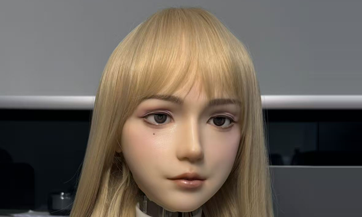 洛泊科技 Valenbot 22 自由度仿生人头实拍